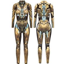 Load image into Gallery viewer, Women's Robot Punk Jumpsuit Catsuit Sexy Cosplay Costumes Zentai Halloween Bodysuit