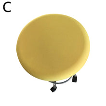 Load image into Gallery viewer, Round Chair Cover Bar Stool Cover Elastic Seat Cover Home Chair Slipcover Round Chair Bar Stool Solid Color