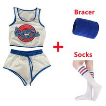 Load image into Gallery viewer, Space Lola Bunny Rabbit Cosplay Costume Rabbit Bunny Jam Costumes Women Girls Halloween Party Clothes Tops Shorts Outfit Set