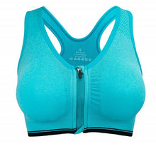 Load image into Gallery viewer, Yoga Bra Women Shockproof Gym Shirt Sports Bra Front Zipper Big Lady Push Up Brassiere Sportswear