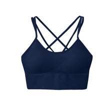 Load image into Gallery viewer, Yoga bra breathable shock proof fitness push up top yoga running active sportswear