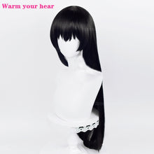 Load image into Gallery viewer, High Quality Anime SPY×FAMILY Yor Forger Cosplay Wig Black Heat Resistant Synthetic Party Killer Assassin Weapons Earrings Wigs