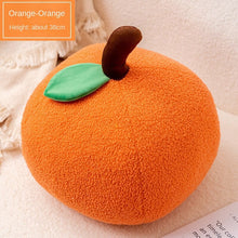 Load image into Gallery viewer, Cute Fruit Pillow Doll Plush Toy Orange Orange Pumpkin Persimmon Simulation Vegetable Living Room Decoration