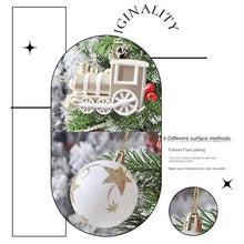 Load image into Gallery viewer, 70 House Painted Christmas Electroplating Gift Bag Christmas Tree Ornaments Decorations