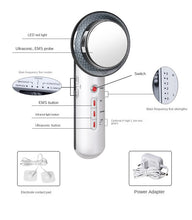 Load image into Gallery viewer, Three-in-One Slimming Instrument Beauty Instrument Slimming Instrument Ultrasonic Led Micro-Electric EMS Import 40K Ultrasonic Import