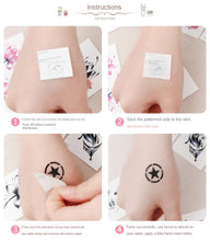 Load image into Gallery viewer, Fresh Tattoo Stickers English Alphabet Cartoon Temporary Tattoo Stickers