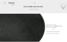Load image into Gallery viewer, 22 * 22cm round Leather Mouse Pad Computer Desk Pad