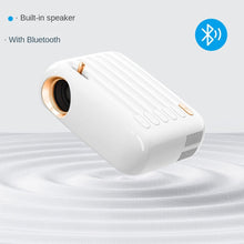 Load image into Gallery viewer, Yjmoye New Projector V1 Mini Portable HD 720P Bluetooth Wireless Same Screen Home Projector