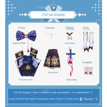 Load image into Gallery viewer, Genshin Impact Ayaka Kamisato Cosplay Anime Game Costume Women Party Halloween Costumes Wig Fan Dress Outfit Ayaka Kamisato XXL