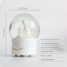Load image into Gallery viewer, Creative Little Prince Music Box Crystal Ball Snowflake Ball Valentines' Day Boys and Girls Girlfriends Birthday Wedding Gift