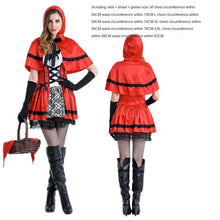 Load image into Gallery viewer, Halloween Costume Cosplay Little Red Riding Hood Character Cosplay Clothes Cloak Little Red Riding Hood Costume