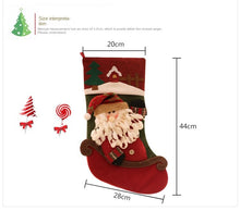 Load image into Gallery viewer, New Christmas Socks Gift Bag Christmas Tree Decoration Pendant Christmas Gift Supplies Santa Claus Socks