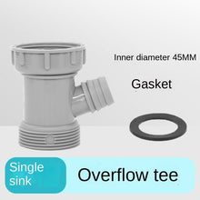 Load image into Gallery viewer, 1PC Water Pipe Three-way Head Hose Connection Wash Basin Sink Waterer Pipe Interface Pipe Connector Kitchen Bathroom Accessories