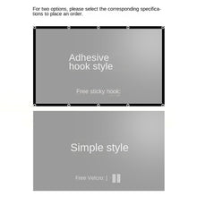 Load image into Gallery viewer, Simple Metal Anti-Light Screen 84 100 120 130 Inch 16:9 HD Portable Projector Screen