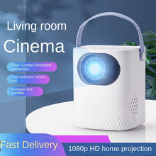 Load image into Gallery viewer, New Projector Mini Miniature Household 4K Ultra HD Bedroom All-in-One Machine 1080P Portable