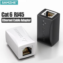 Load image into Gallery viewer, Ethernet Adapter 8P8C RJ45 Lan Cable Extension Connector for Internet Connection Female to Female