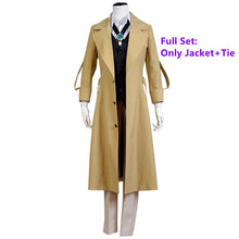 Load image into Gallery viewer, SBluuCosplay Bungo Stray Dogs Dazai Osamu Cosplay Costume Long Jacket Coat Halloween Christmas Costume
