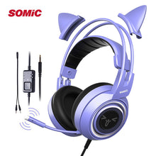 Load image into Gallery viewer, Gaming Headphones Virtual 7.1 Noise Cancelling Wired gaming Vibration Headset with Mic for PC Over Ear Gamers Headphones