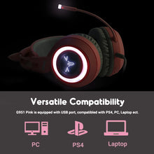 Load image into Gallery viewer, Gaming Headphones Virtual 7.1 Noise Cancelling Wired gaming Vibration Headset with Mic for PC Over Ear Gamers Headphones