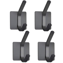 Load image into Gallery viewer, 304 Black Robe Hook Wall Towel Hook for Bathroom Stainless Steel Coat Hook Rustproof Hook Hanger for Kitchen Hardware