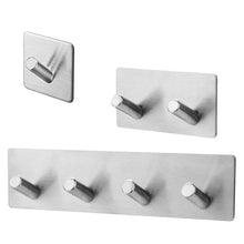 Load image into Gallery viewer, 304 Black Robe Hook Wall Towel Hook for Bathroom Stainless Steel Coat Hook Rustproof Hook Hanger for Kitchen Hardware