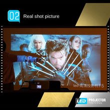 Load image into Gallery viewer, T6/T5 Mini Projector Home Smart Android WiFi Mobile Phone Projector Portable HD Projection