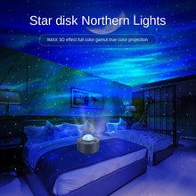 Load image into Gallery viewer, Northern Lights RGB Laser Starry Sky Projection Lamp USB White Noise Moon Ambience Light Projector