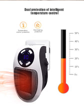 Load image into Gallery viewer, Portable heater electric heater with remote control heating hand warmer household temperature setting hot fan electric heater