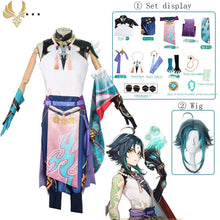 Load image into Gallery viewer, Anime Genshin Impact Xiao Cosplay Costume Carnival Halloween Party Performance Outfit Game Suit Uniform