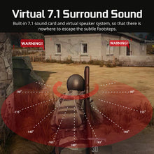 Load image into Gallery viewer, Gaming Headset Gamer Headphones 7.1 Surround Sound Stereo Earphones USB Microphone Breathing LED Light PC Gamer