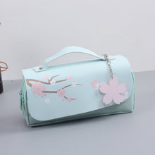 Load image into Gallery viewer, Pencil Case PU Leather Pen Case Ruler Pouch for School Girl Sweet Eraser Holder