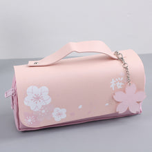 Load image into Gallery viewer, Pencil Case PU Leather Pen Case Ruler Pouch for School Girl Sweet Eraser Holder