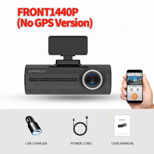 Load image into Gallery viewer, Sameuo Car Dvr Dash Cam Front And Rear Video Recorder Night Vision Auto Wifi App Rear view 24H Parking GPS Dashcam Car Camera