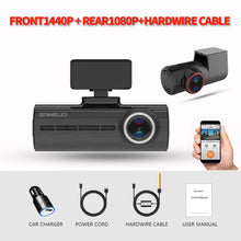 Load image into Gallery viewer, Sameuo Car Dvr Dash Cam Front And Rear Video Recorder Night Vision Auto Wifi App Rear view 24H Parking GPS Dashcam Car Camera