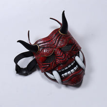 Load image into Gallery viewer, Samurai Mask Japanese Cosplay Masks Scary Latex Mascarillas Horror Anime Face Masques Halloween Costumes Props Carnival Mascaras