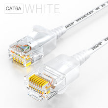 Load image into Gallery viewer, Ethernet Cable Cat 6 A 10Gbps Network Slim Cable for RJ45 Router TV box Networking LAN Cords