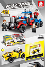 Load image into Gallery viewer, 4pcs/set Children's Toys Compatible with Lego Car Racing Car Assembling Building Blocks Sports Car