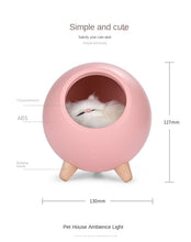 Load image into Gallery viewer, Creative Little Cute Pet House USB Ambience Light Children Girl Bedroom Bedside Cartoon Led Sleeping with Small Night Lamp Gift