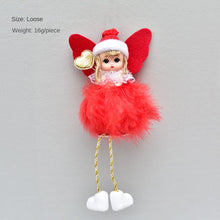 Load image into Gallery viewer, New Christmas Decorations Christmas Tree Pendant Feather Angel Pendant Cute Wind Doll