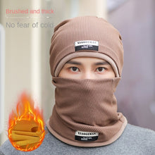 Load image into Gallery viewer, Winter Warm Knitted Hat Men's Korean-Style Fashionable Ear Protection Winter Fleece-Lined Thickened Outdoor Cycling