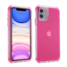 Load image into Gallery viewer, Shockproof Bumper Candy Color Phone Case for iPhone 13 12 11 Pro XS Max XR X 12Mini 7 8 Plus SE 2020 Transparent Soft Back Cover