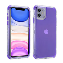 Load image into Gallery viewer, Shockproof Bumper Candy Color Phone Case for iPhone 13 12 11 Pro XS Max XR X 12Mini 7 8 Plus SE 2020 Transparent Soft Back Cover