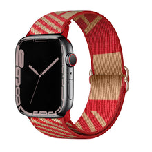 Load image into Gallery viewer, Scrunchie Strap for Apple watch band 45mm 41mm 44mm 40mm 38mm 42mm Elastic Nylon solo Loop bracelet iWatch series 7 3 4 5 6 se