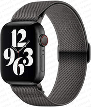 Load image into Gallery viewer, Scrunchie Strap for Apple watch band 45mm 41mm 44mm 40mm 38mm 42mm Elastic Nylon solo Loop bracelet iWatch series 7 3 4 5 6 se