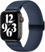 Load image into Gallery viewer, Scrunchie Strap for Apple watch band 45mm 41mm 44mm 40mm 38mm 42mm Elastic Nylon solo Loop bracelet iWatch series 7 3 4 5 6 se