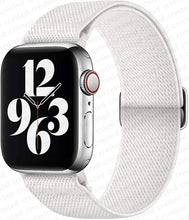 Load image into Gallery viewer, Scrunchie Strap for Apple watch band 45mm 41mm 44mm 40mm 38mm 42mm Elastic Nylon solo Loop bracelet iWatch series 7 3 4 5 6 se