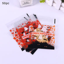 Load image into Gallery viewer, 30pc Halloween Gift Bags OPP Biscuit Candy Packaging Bag Ghost Festival Party Gift Snack Ziplock Bag Happy Helloween Party Decor