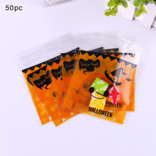 Load image into Gallery viewer, 30pc Halloween Gift Bags OPP Biscuit Candy Packaging Bag Ghost Festival Party Gift Snack Ziplock Bag Happy Helloween Party Decor