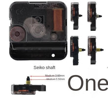 Load image into Gallery viewer, Wall Clock 1Pcs Clock mechanism SUN 12888 Clock Accessory kits Silent Step Quartz Movement 8 /11 /13 /16 /19 /22 mm Precision shaft