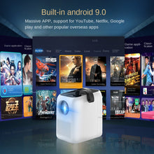 Load image into Gallery viewer, 1080P New Projector Yj800a HD 4K Home Smart WiFi Bluetooth Same Screen Portable Projector